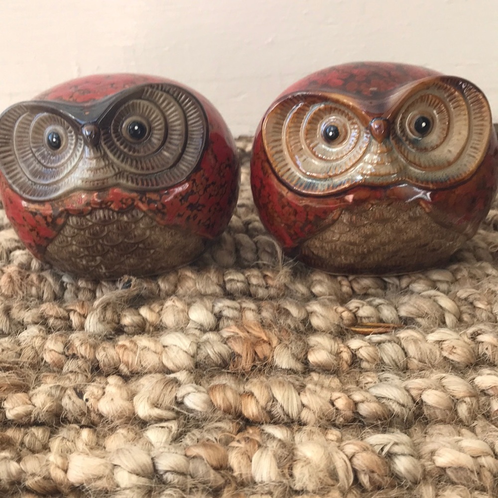 Ceramic owls